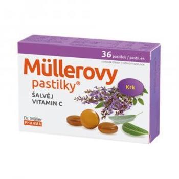 Müllerove pastilky so Šalviou a vitamínom C 30+6 past