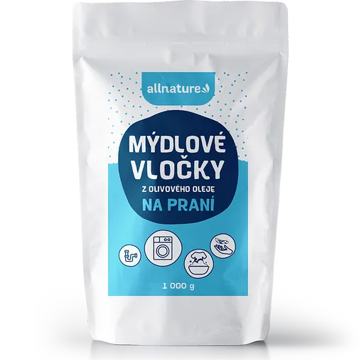 ALLNATURE Mydlové vločky z olivového oleja 1000 g