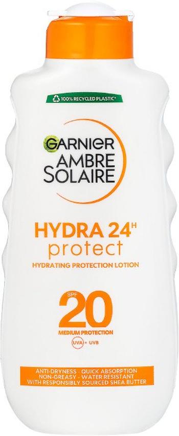 GARNIER Ambre Solaire Opaľovacie mlieko so strednou ochranou na už mierne opálenú pokožku s OF 20, 200 ml