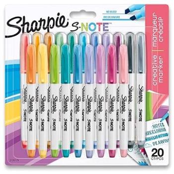 SHARPIE S-Note, 20 farieb (3026981391798)