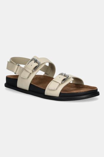 Kožené sandále Vagabond Shoemakers EFFIE dámske, béžová farba, 5922-201-02