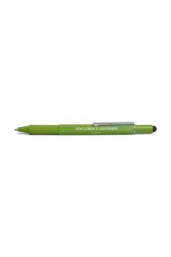 Multifunkčné pero Gentlemen's Hardware Tooling Pen 6 w 1 zelená farba