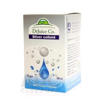 DrJuice Silver koloidné striebro 20ppm 200ml