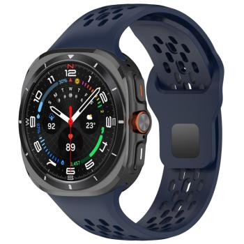 AIRY Silikónový remienok pre Samsung Galaxy Watch Ultra 47mm tmavomodrý