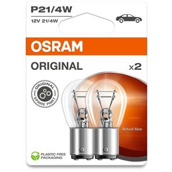 Osram Originál P21/4 W, 12 V, 21/4 W, BAZ15d, 2 kusy v balení (7225-02B)