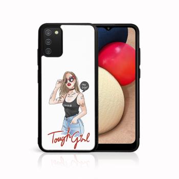 MY ART Ochranný obal Samsung Galaxy A02s -TOUGH GIRL (131)