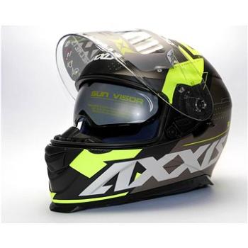 Axxis Eagle SV Diagon D2 - Integrálna helma matná fluórová žltá (MOTO32126nad)