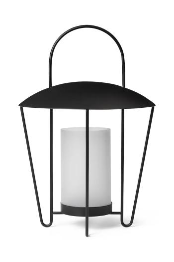 Lucerna ferm LIVING Abri Lantern čierna farba