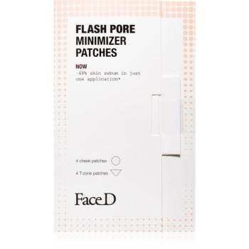 Face D Flash Pore Minimizer exfoliačné vankúšiky pre hydratáciu pleti a minimalizáciu pórov 8 ks