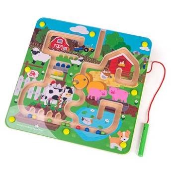 Bigjigs Toys Magnetické bludisko Farma (691621820100)