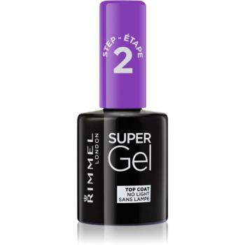 Rimmel Super Gel Step 2 Glitter vrchný lak na nechty pre trblietavý lesk 12 ml