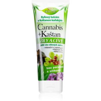 Bione Cosmetics Cannabis + Kaštan bylinný fluid na starostlivosť o kŕčové žily 200 ml