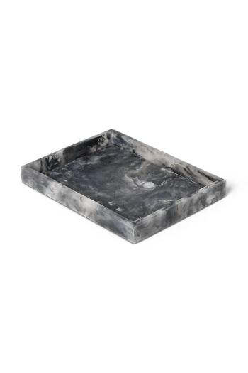 Dekoratívny podnos ferm LIVING Mist Tray 15 x 20 cm šedá farba