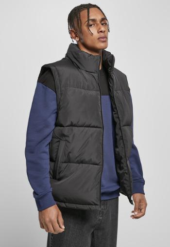 Urban Classics Block Puffer Vest black/black - XL