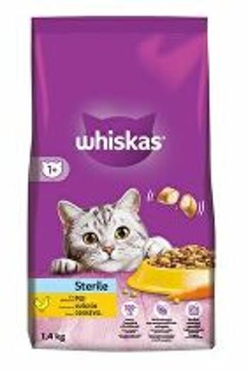 Whiskas Dry Sterile s kuracím mäsom 1,4kg