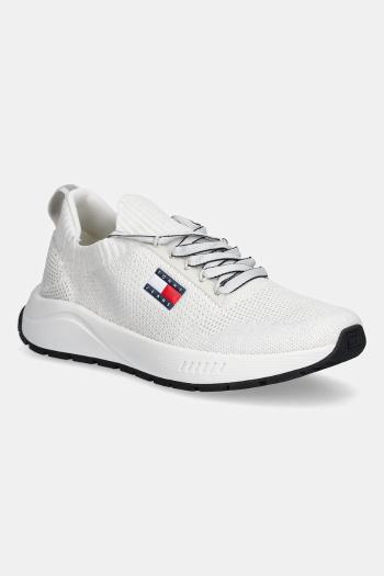 Tenisky Tommy Jeans TJM RUNNER KNITTED biela farba, EM0EM01580