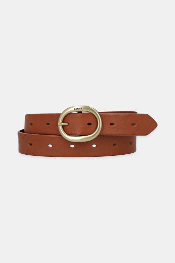 Opasok Levi's dámsky, hnedá farba, D7791-0002