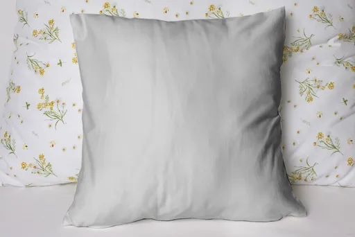 Polášek Jednofarebná obliečka na vankúš Jersey - Svetlošedá | 40 x 60 cm