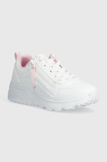 Detské tenisky Skechers UNO LITE EASY ZIP biela farba
