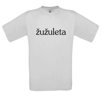 Žužuleta tričko Žužuleta logo Biela XL