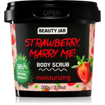 Beauty Jar Strawberry, Marry Me! hydratačný telový peeling 200 g