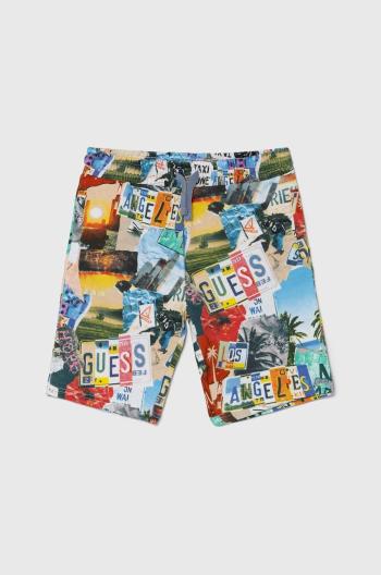 Detské bavlnené šortky Guess nastaviteľný pás