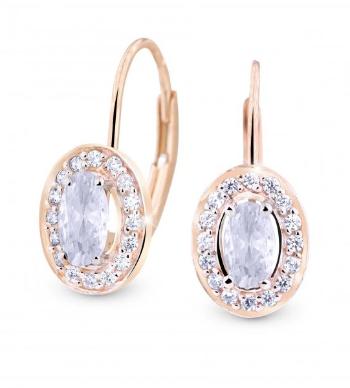 Cutie Jewellery Pôvabné náušnice s trblietavými zirkónmi Z8049-55-X-4 číra