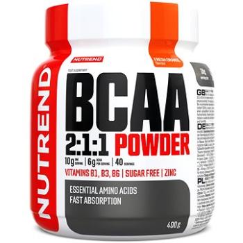 Nutrend BCAA Mega Strong Drink (2:1:1), 400 g, pomaranč (8594073174543)