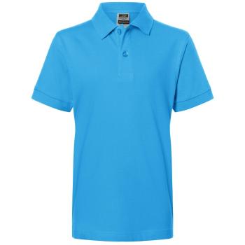 James & Nicholson Detská polokošeľa JN070k - Aqua | XS