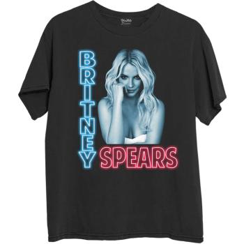 Britney Spears tričko Neon Light Čierna L