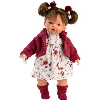 Llorens 33146 Vera – reálna bábika so zvukmi a mäkkým látkovým telom – 33 cm (8426265331468)