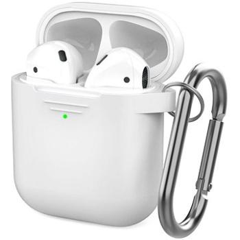 AhaStyle kryt AirPods 1 & 2 s LED indikací bílý (PT06-White)