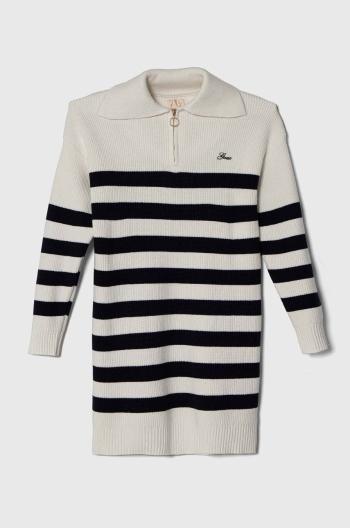 Dievčenské šaty Guess tmavomodrá farba, mini, oversize, J4YK16 Z3FU0
