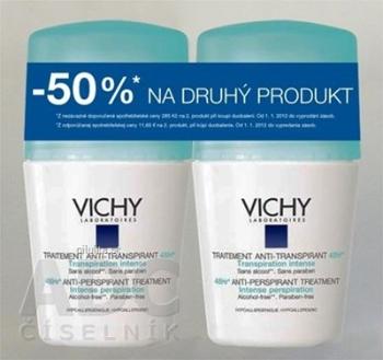 VICHY DEO ANTI-TRANSPIRANT, Antiperspirant 48H Intense Duo Hypoallergenic 2 x 50 ml