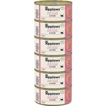 Applaws konzerva Tuniak s krevetami 6 × 70 g (5060481891080)