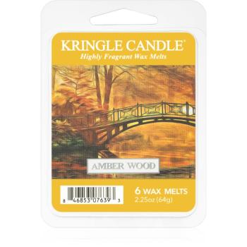 Kringle Candle Amber Wood vosk do aromalampy 64 g