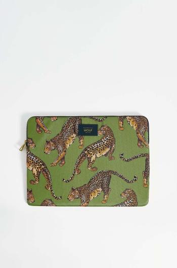 Obal na notebook WOUF Olive Leopard 15" & 16"