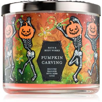 Bath & Body Works Pumpkin Carving vonná sviečka 411 g