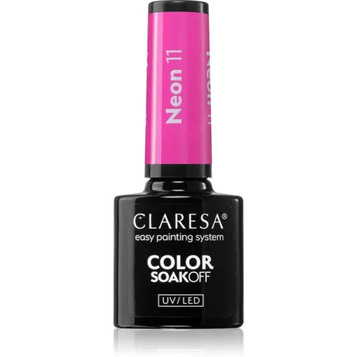 Claresa SoakOff UV/LED Color Neon gélový lak na nechty odtieň 11 5 g