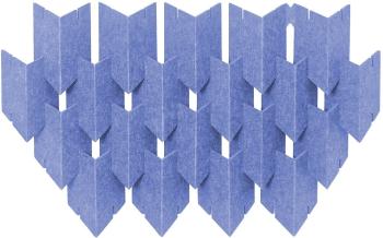 Mega Acoustic DART-PET 12 Pieces Blue Absorpčný penový panel