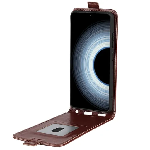 Vyklápacie puzdro Xiaomi 12T / 12T Pro hnedé