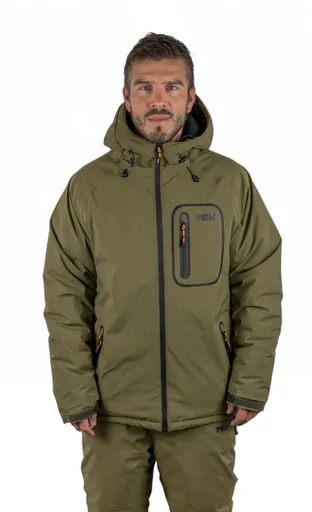 Mikbaits zateplená bunda thermo exclusive zelená - xxl