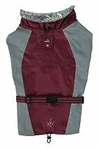 Nepremokavý oblek pre psov BIVOUAK červený 55cm Zolux