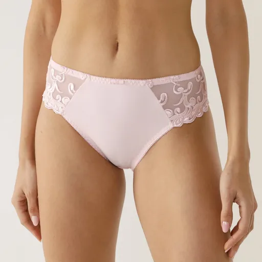 Klasické nohavičky Sienne zn. Confidence Lingerie® z mikrovlákna a vyšívaného tylu, súprava 2 ks