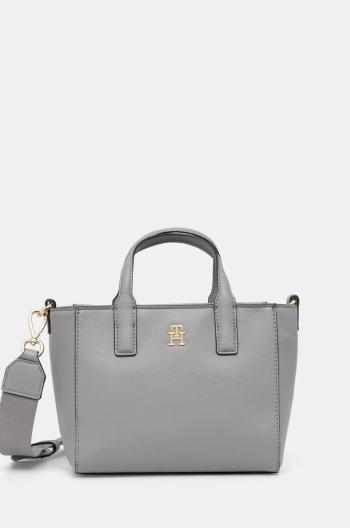 Kabelka Tommy Hilfiger šedá farba, AW0AW16907