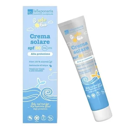 LA SAPONARIA Opaľovací krém pre deti a citlivú pokožku SPF 50 BIO 40 ml