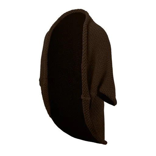 Bontis Pletený kardigán s variabilnou dĺžkou - Hnedá | uni