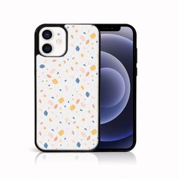 MY ART Ochranný obal pre Apple iPhone 12 mini ORANGE TERRAZZO (165)