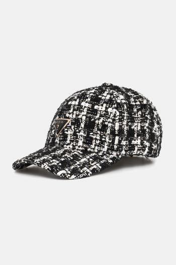 Šiltovka Guess GIULLY čierna farba, AW5369 POL01