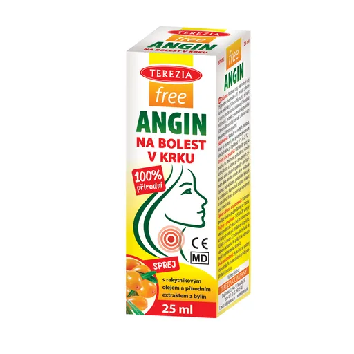 TEREZIA FREEANGIN sprej proti bolesti hrdla 25ml